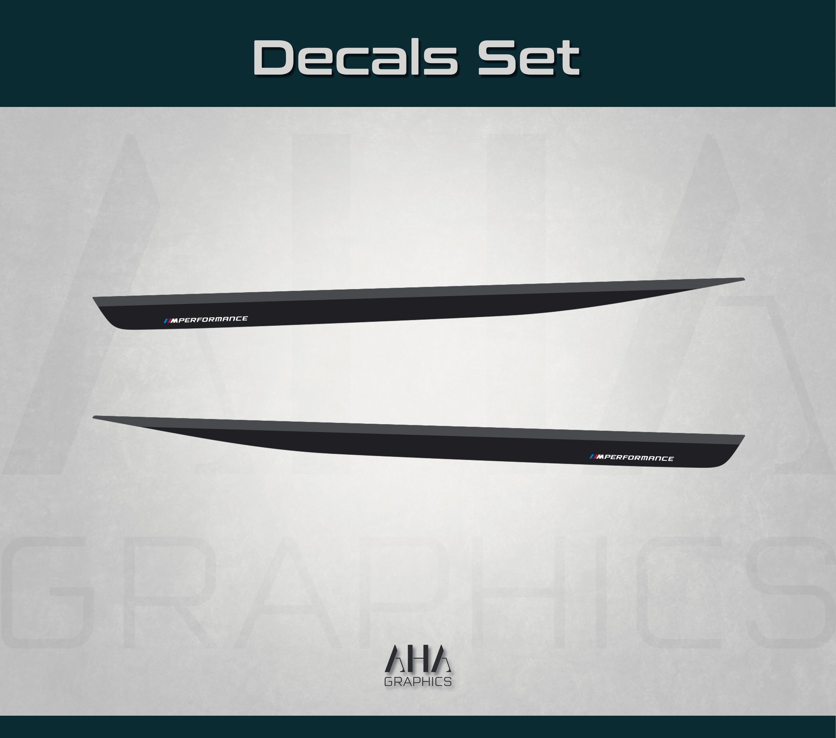 Side Stripes Decals for BMW M4