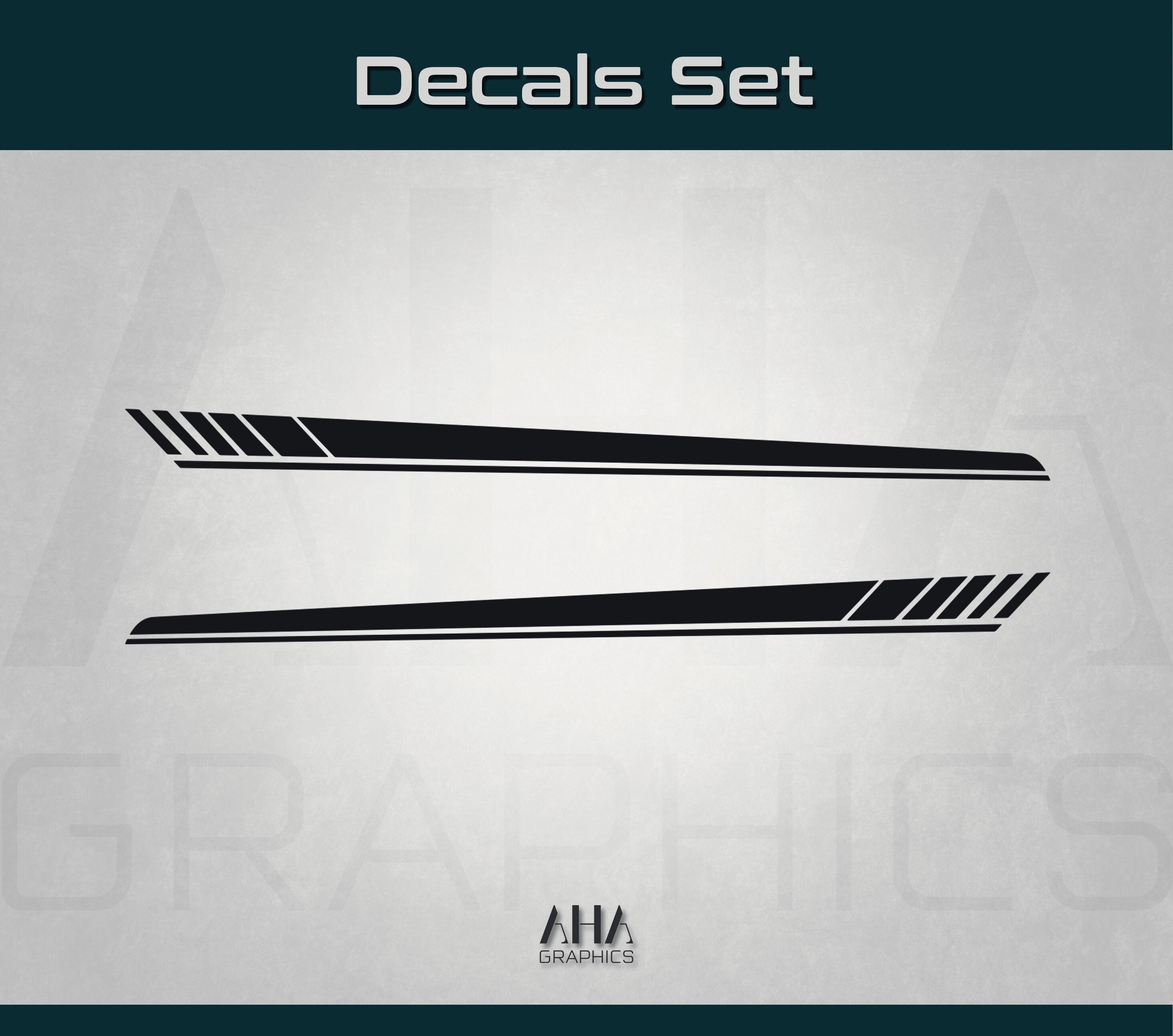 Side Stripes Decals for Mercedes CLA C118