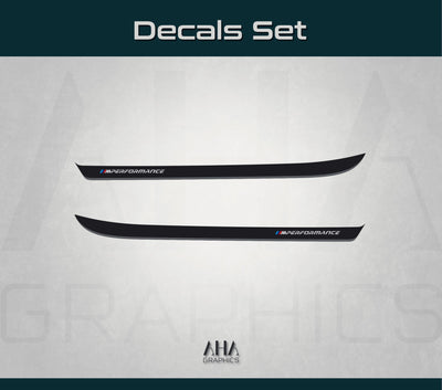 Side Stripes Decals for BMW M8 8 Decals M Power M Performance Side Graphics