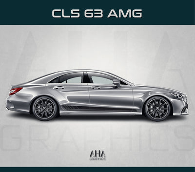 Side Stripes Decals for Mercedes Benz CLS 63 AMG