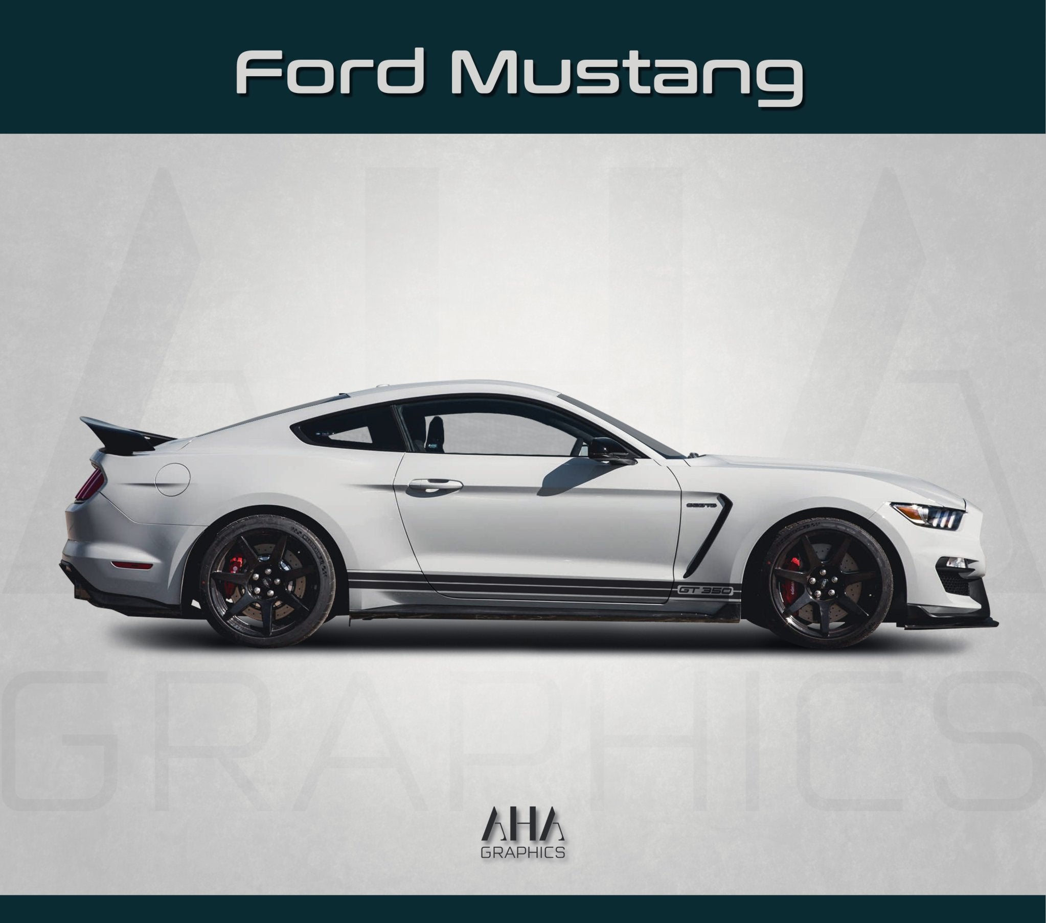 Side Stripes Decals for Ford Mustang Shelby GT 350