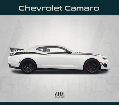 Custom Side Stripes Decals for Chevrolet Camaro