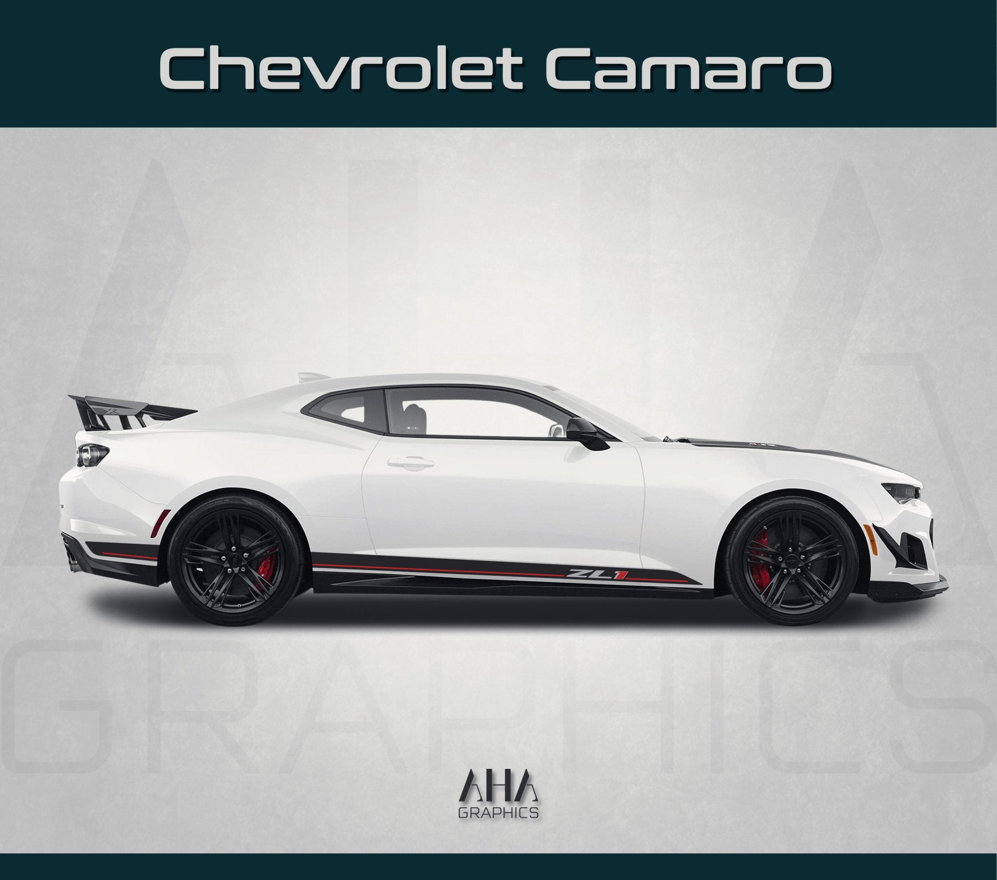 Side Stripes Decals for Chevrolet Camaro ZL1