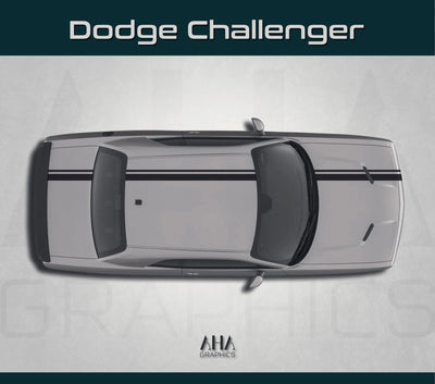 Center Stripes Decals for Dodge Challenger Racing Stripes