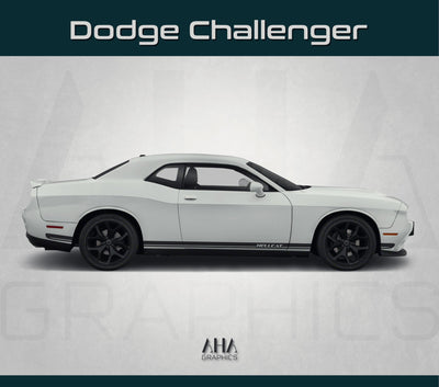 Side Stripes Decals for Dodge Challenger Hellcat