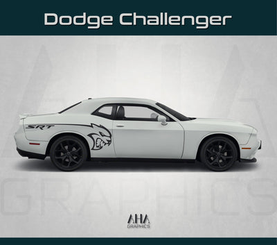 Side Graphic Decals for Dodge Challenger HELLCAT SRT
