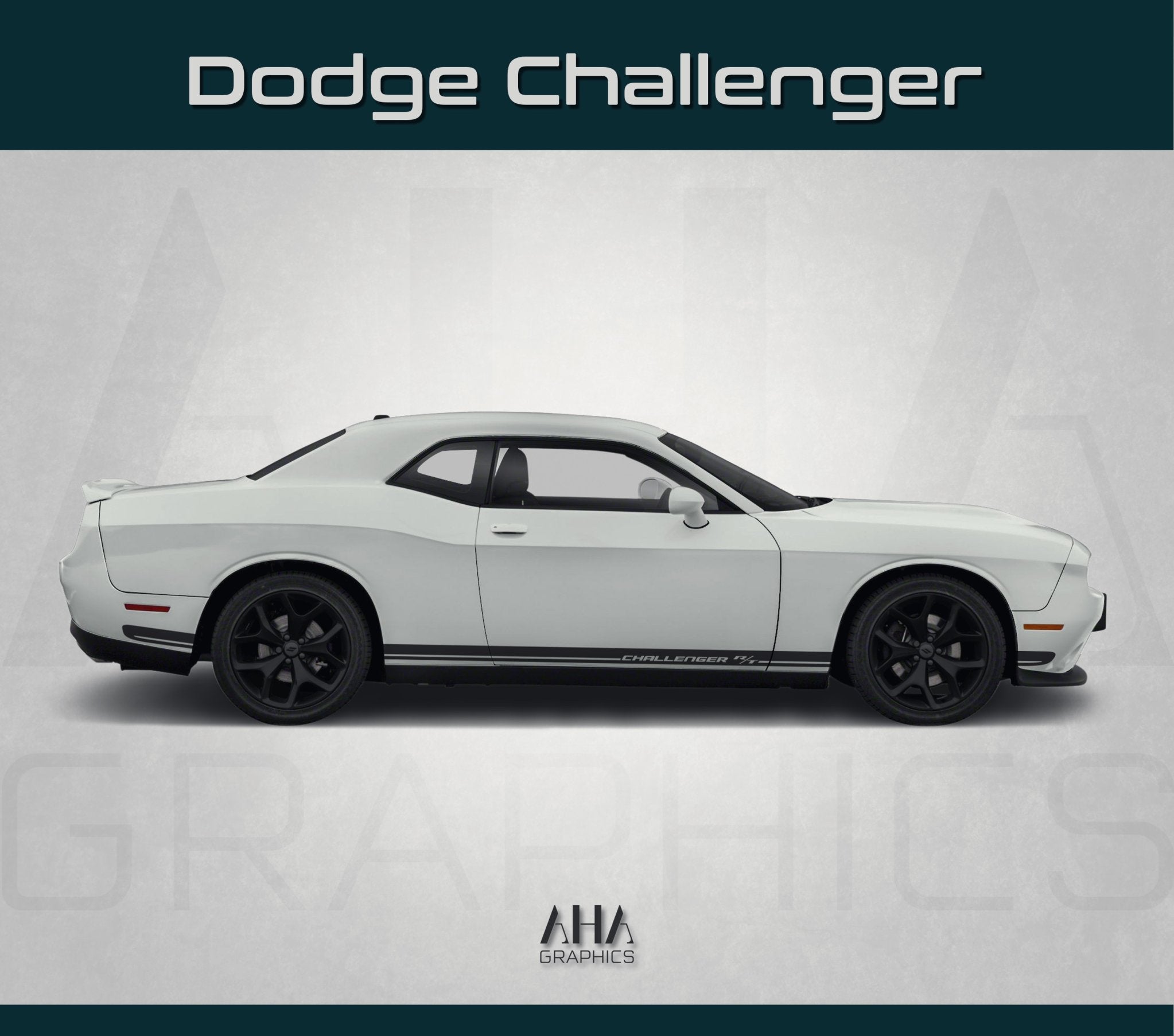 Side Stripes Decals for Dodge Challenger RT