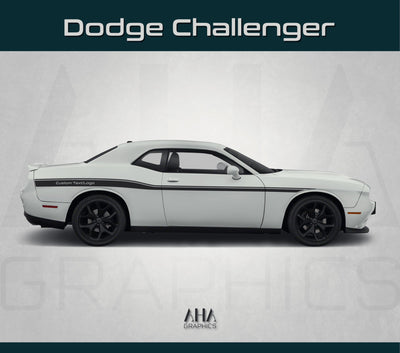 Custom Side Stripes Decals for Dodge Challenger
