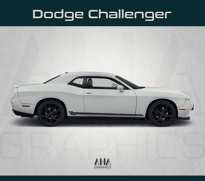 Side Stripes Decals for Dodge Challenger RT GT SRT
