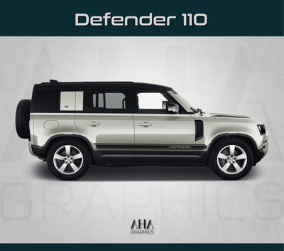 Side Stripes Decals for Land Rover Defender 110