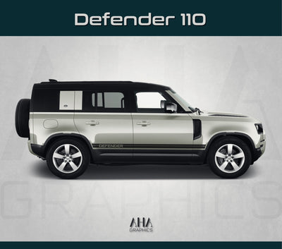 Side Stripes Decals for Land Rover Defender 110
