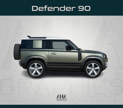 Side Stripes Decals for Land Rover Defender 90