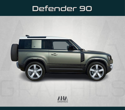 Side Stripes Decals for Land Rover Defender 90