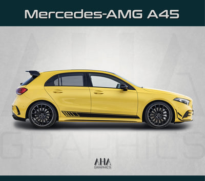 Side Stripes Decals for Mercedes AMG A45 A Class