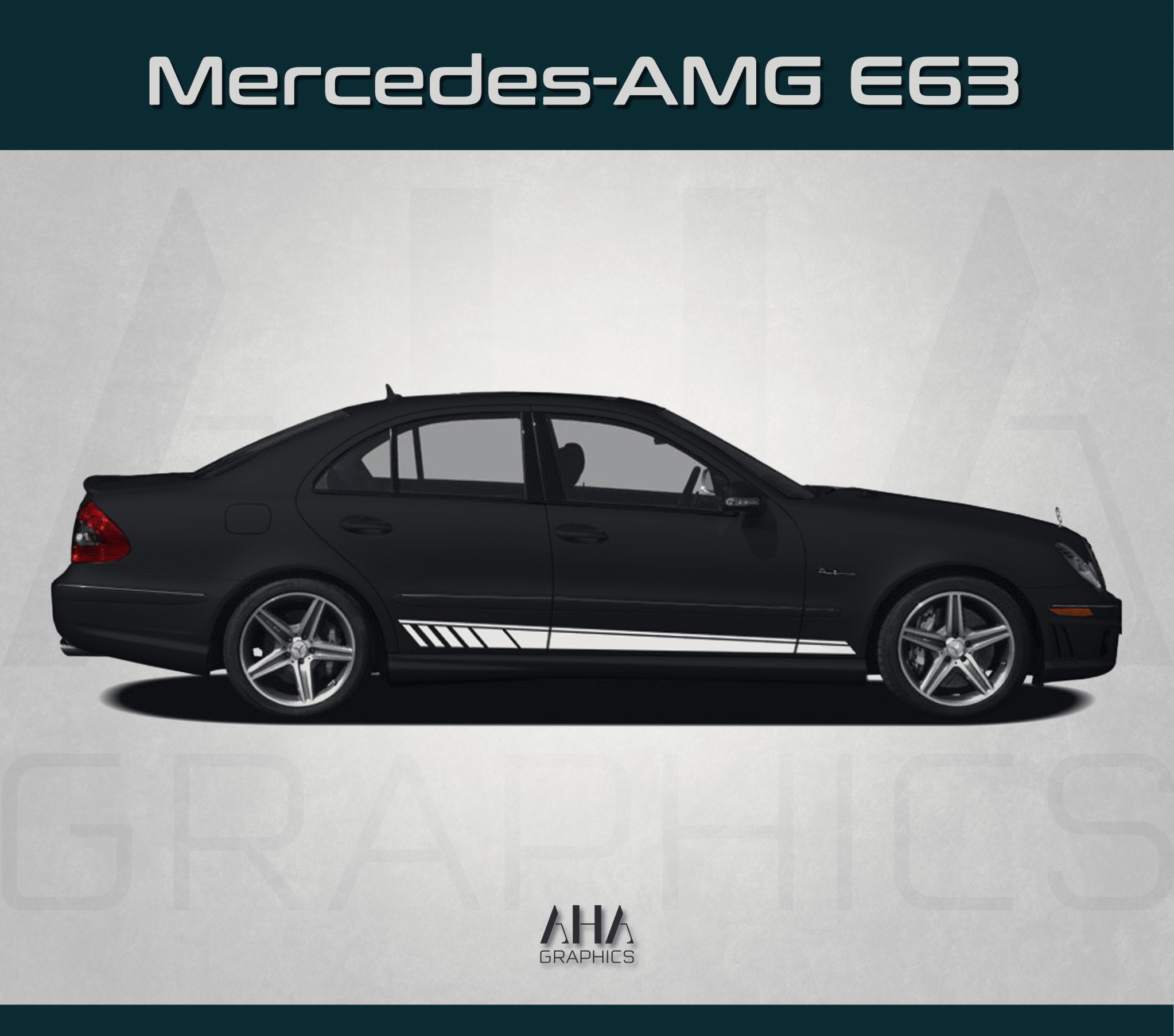 Side Stripes Decals for Mercedes AMG E63 Mercedes Benz E Class