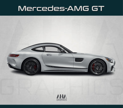 Side Stripes Decals for Mercedes AMG GT GTS GTC GTR