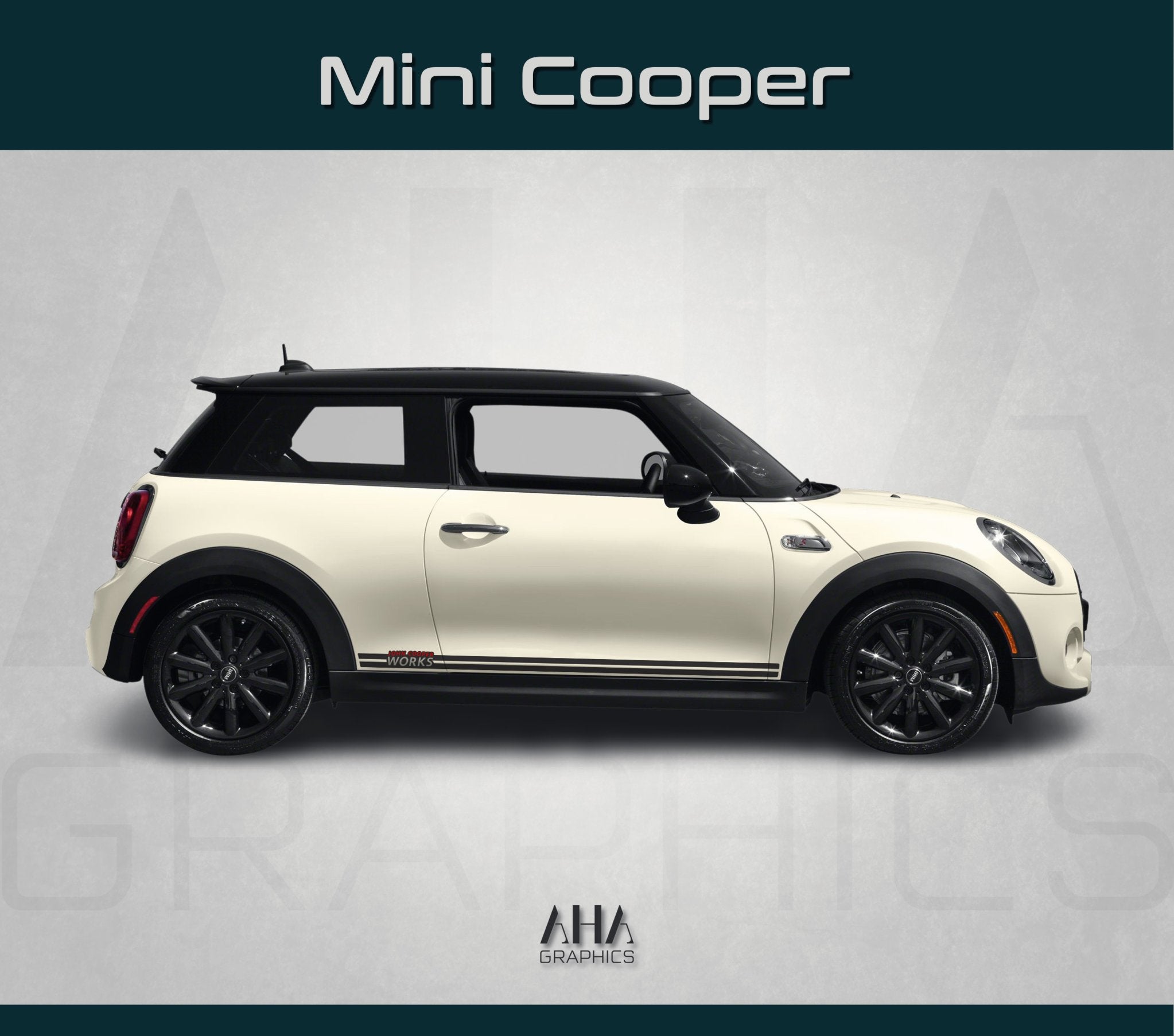 Side Stripes Decals for Mini Cooper S Mini John Cooper Works JCW